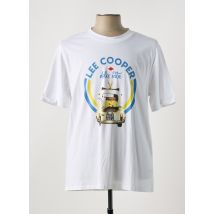 LEE COOPER - T-shirt blanc en coton - Homme - Taille L - Modz