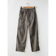 LULUCASTAGNETTE - Pantalon cargo vert en coton - Fille - Taille TU - Modz