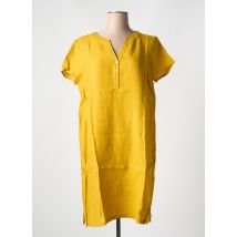 LE BOUDOIR D'EDOUARD - Robe mi-longue jaune en lin - Femme - Taille 44 - Modz