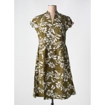LE BOUDOIR D'EDOUARD - Robe mi-longue vert en coton - Femme - Taille 44 - Modz