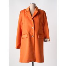 LESLIE - Manteau long orange en polyester - Femme - Taille 42 - Modz