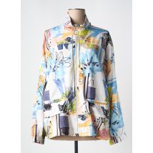 LESLIE - Coupe-vent bleu en polyester - Femme - Taille 46 - Modz