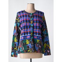 OLIVIER PHILIPS - Gilet manches longues bleu en viscose - Femme - Taille 42 - Modz