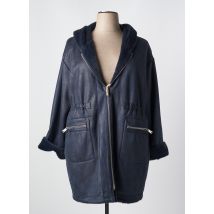 PREGIO COUTURE - Manteau long bleu en polyester - Femme - Taille 50 - Modz