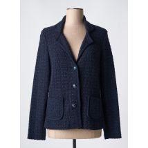 DEVERNOIS - Blazer bleu en acrylique - Femme - Taille 38 - Modz
