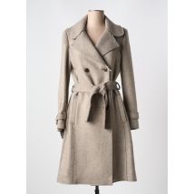 PREGIO COUTURE - Manteau long beige en laine - Femme - Taille 38 - Modz