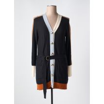 CAROLINE BISS - Gilet manches longues noir en viscose - Femme - Taille 38 - Modz