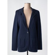 DEVERNOIS - Blazer bleu en viscose - Femme - Taille 40 - Modz