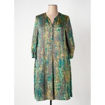 GERRY WEBER - Robe mi-longue vert en viscose - Femme - Taille 42 - Modz