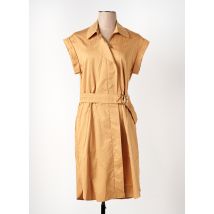 CAROLINE BISS - Robe mi-longue beige en viscose - Femme - Taille 38 - Modz