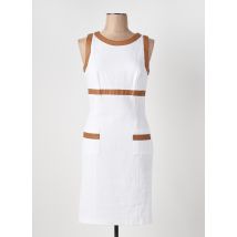 CAROLINE BISS - Robe mi-longue blanc en coton - Femme - Taille 38 - Modz