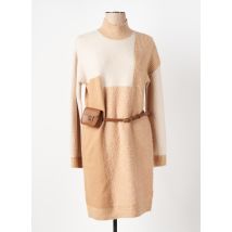 CAROLINE BISS - Robe pull beige en polyamide - Femme - Taille 42 - Modz