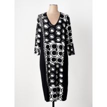 CHALOU - Robe mi-longue noir en viscose - Femme - Taille 44 - Modz