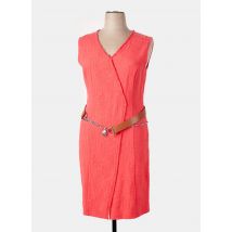 CAROLINE BISS - Robe mi-longue rouge en coton - Femme - Taille 46 - Modz