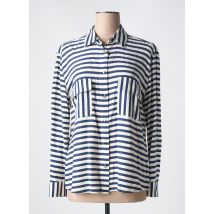 DEVERNOIS - Chemisier bleu en viscose - Femme - Taille 36 - Modz