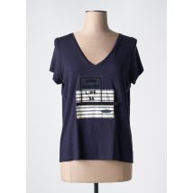 POUPEE CHIC - T-shirt bleu en viscose - Femme - Taille 38 - Modz