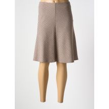 CAROLINE BISS - Jupe mi-longue marron en polyester - Femme - Taille 42 - Modz
