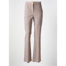 CAROLINE BISS - Pantalon flare beige en viscose - Femme - Taille 40 - Modz