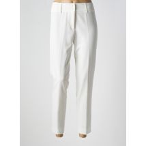 DE MIGUEL - Pantalon 7/8 beige en polyester - Femme - Taille 40 - Modz