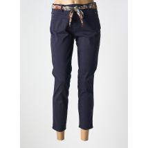 ROSNER - Pantalon 7/8 bleu en coton - Femme - Taille 40 - Modz