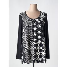 CHALOU - T-shirt noir en viscose - Femme - Taille 44 - Modz