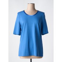 GERRY WEBER - T-shirt bleu en coton - Femme - Taille 42 - Modz