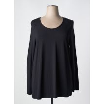 CHALOU - T-shirt noir en viscose - Femme - Taille 50 - Modz
