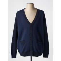 LOUIS VICTOR - Gilet manches longues bleu en merinos - Homme - Taille M - Modz