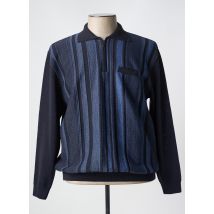LOUIS VICTOR - Pull bleu en merinos - Homme - Taille 3XL - Modz