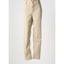 TONI - Pantalon droit beige en coton - Femme - Taille 48 - Modz