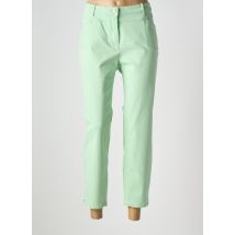 TONI - Pantalon 7/8 vert en coton - Femme - Taille 48 - Modz