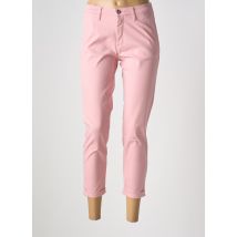 LCDN - Pantalon 7/8 rose en tencel - Femme - Taille 40 - Modz