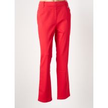 TONI - Pantalon flare rouge en coton - Femme - Taille 46 - Modz
