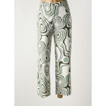 WALTRON - Pantalon 7/8 vert en coton - Femme - Taille 34 - Modz