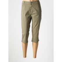 C'EST BEAU LA VIE - Corsaire vert en coton - Femme - Taille 48 - Modz