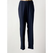 GUY DUBOUIS - Pantalon droit bleu en polyamide - Femme - Taille 48 - Modz