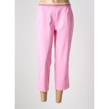 TONI - Pantacourt rose clair en coton - Femme - Taille 44 - Modz