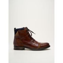 REDSKINS - Bottines/Boots marron en cuir - Homme - Taille 45 - Modz