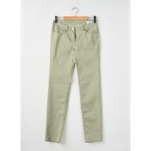 TONI - Pantalon slim vert en coton - Femme - Taille 38 - Modz