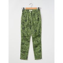 ANDAM - Pantalon droit vert en coton - Femme - Taille 34 - Modz
