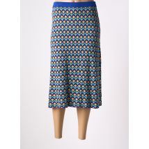 SURKANA - Jupe mi-longue bleu en viscose - Femme - Taille 38 - Modz