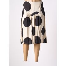 BLA-BLA - Jupe mi-longue beige en polyester - Femme - Taille 36 - Modz