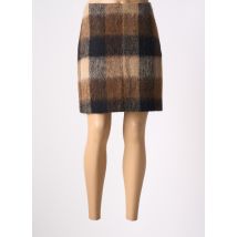 SEE THE MOON - Mini-jupe marron en laine - Femme - Taille 38 - Modz