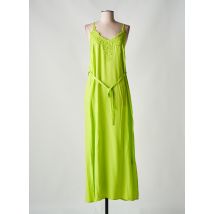 CREAM & ROUGE - Robe longue vert en viscose - Femme - Taille 36 - Modz