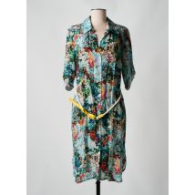 REVER MILE - Robe mi-longue bleu en tencel - Femme - Taille 38 - Modz