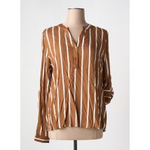 KAFFE - Blouse marron en viscose - Femme - Taille 38 - Modz