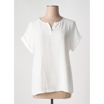 TINTA STYLE - Blouse blanc en polyester - Femme - Taille 38 - Modz