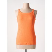 KAFFE - T-shirt orange en coton - Femme - Taille 46 - Modz