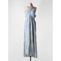 BLA-BLA - Robe longue bleu en viscose - Femme - Taille 42 - Modz
