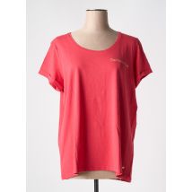 C'EST BEAU LA VIE - T-shirt rouge en coton - Femme - Taille 46 - Modz